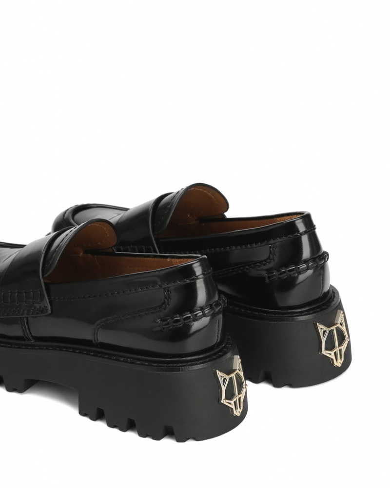 Naked Wolfe Flawless Box Women's Loafers Black UK | M1H-5343