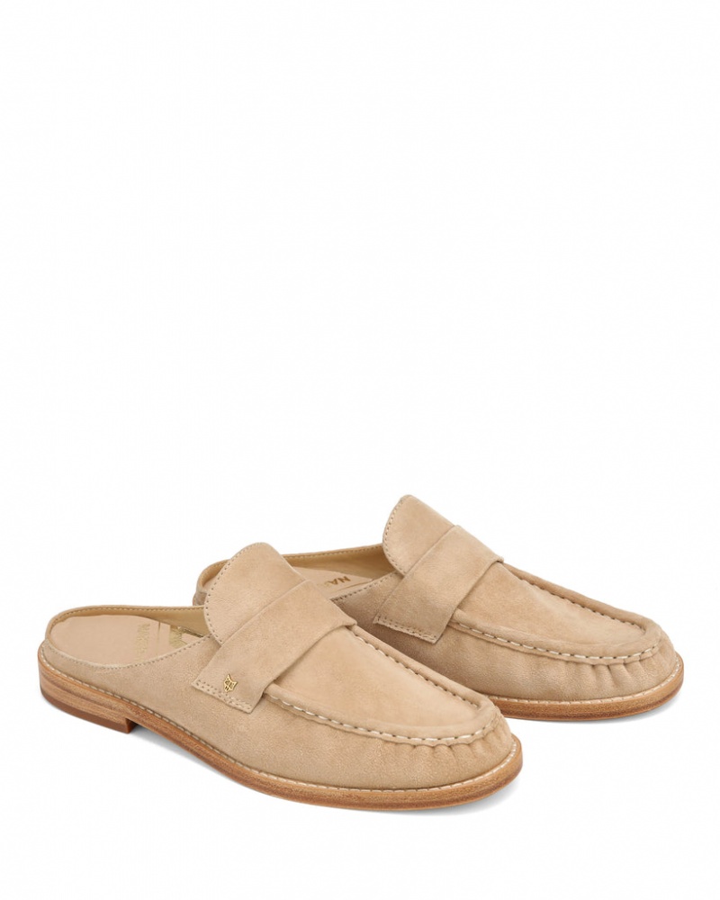 Naked Wolfe Gleam Women's Loafers Beige UK | L1A-4826