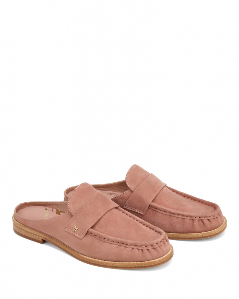 Naked Wolfe Gleam Women's Loafers Pink UK | J0B-2383