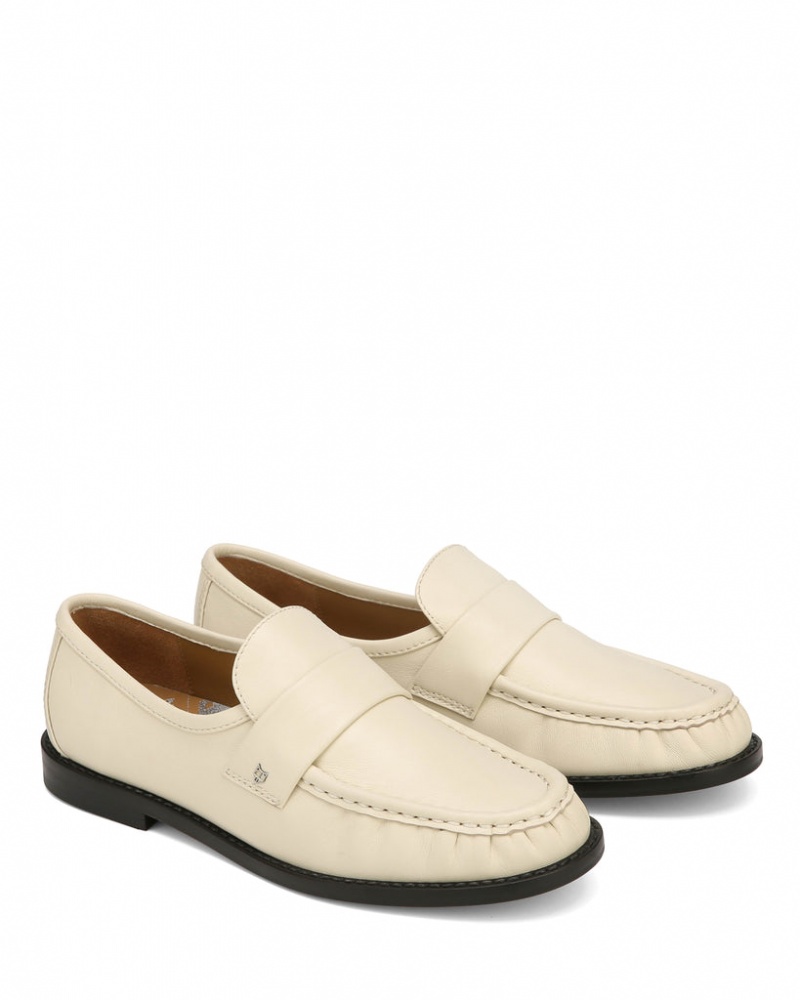 Naked Wolfe Goldie Sheep Women's Loafers White UK | J8J-0542