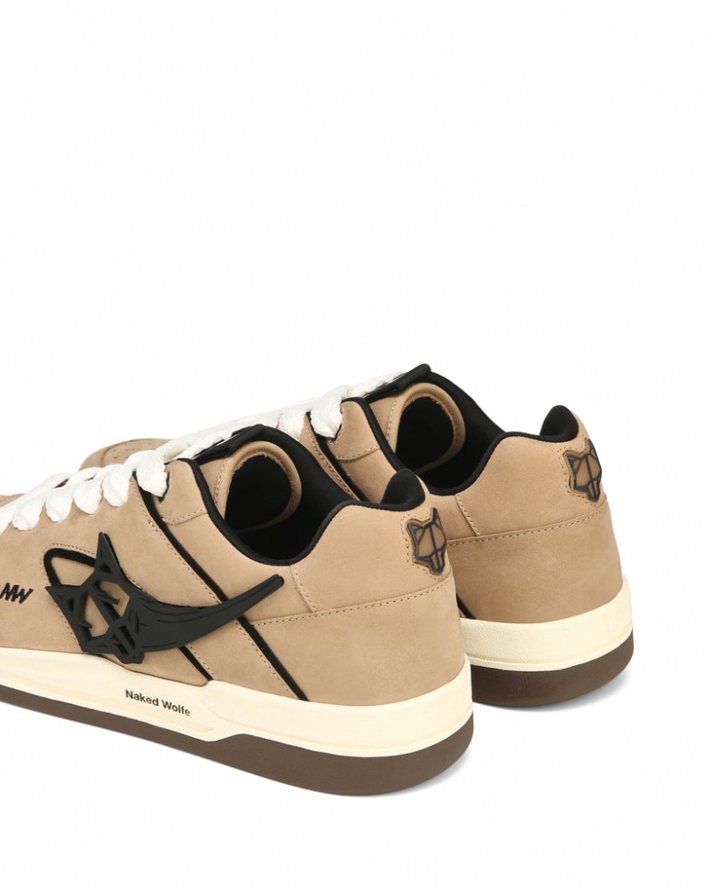 Naked Wolfe Horizon Men's Sneakers Brown UK | T1J-7069