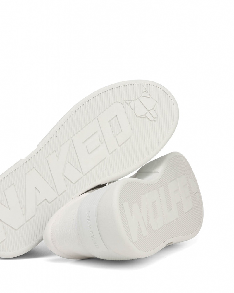 Naked Wolfe Killer Men's Sneakers White UK | L0J-5324