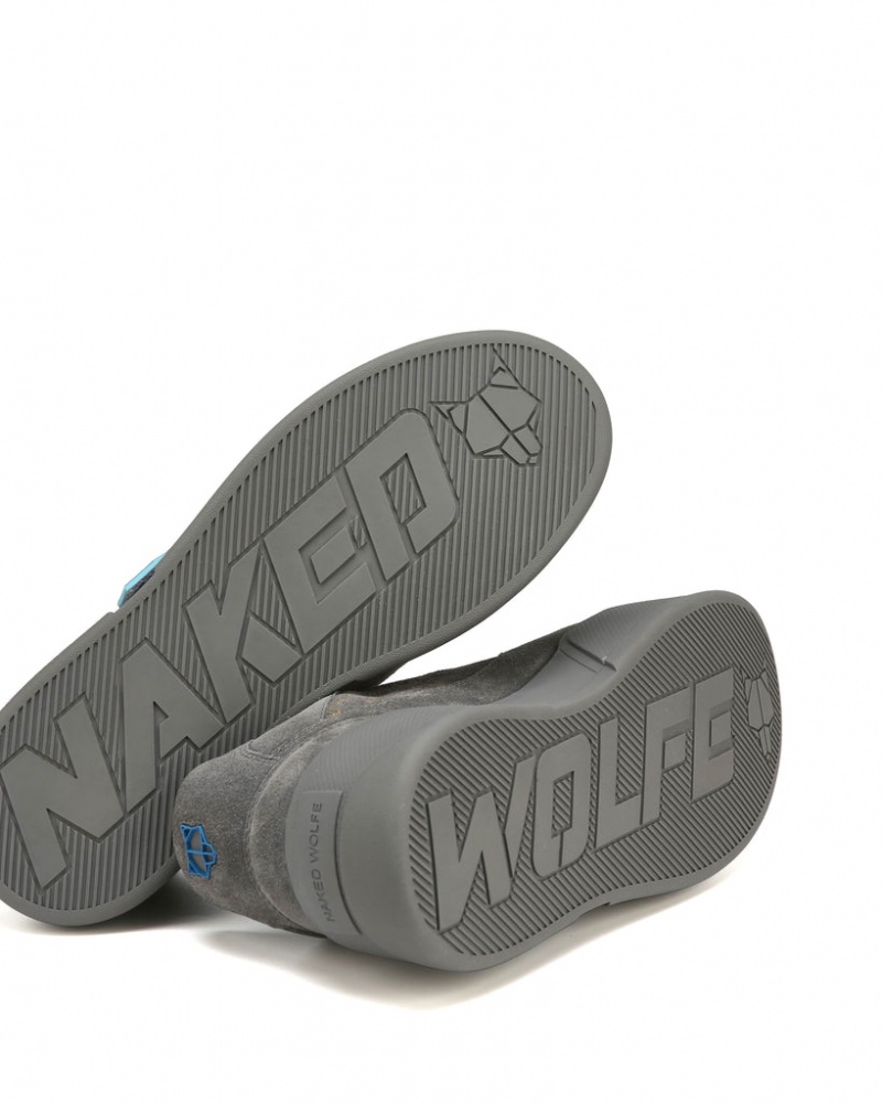 Naked Wolfe Kosa Cool Men's Sneakers Grey UK | C0G-6617