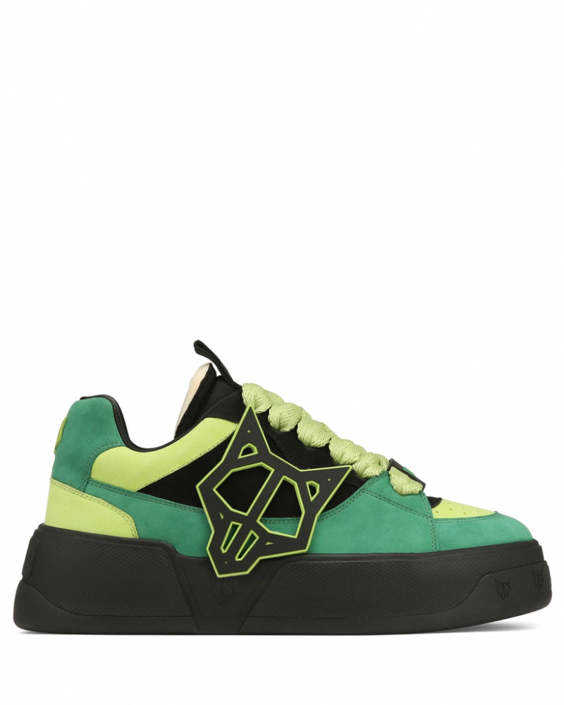 Naked Wolfe Kosa Men's Sneakers Light Green UK | I8M-2570