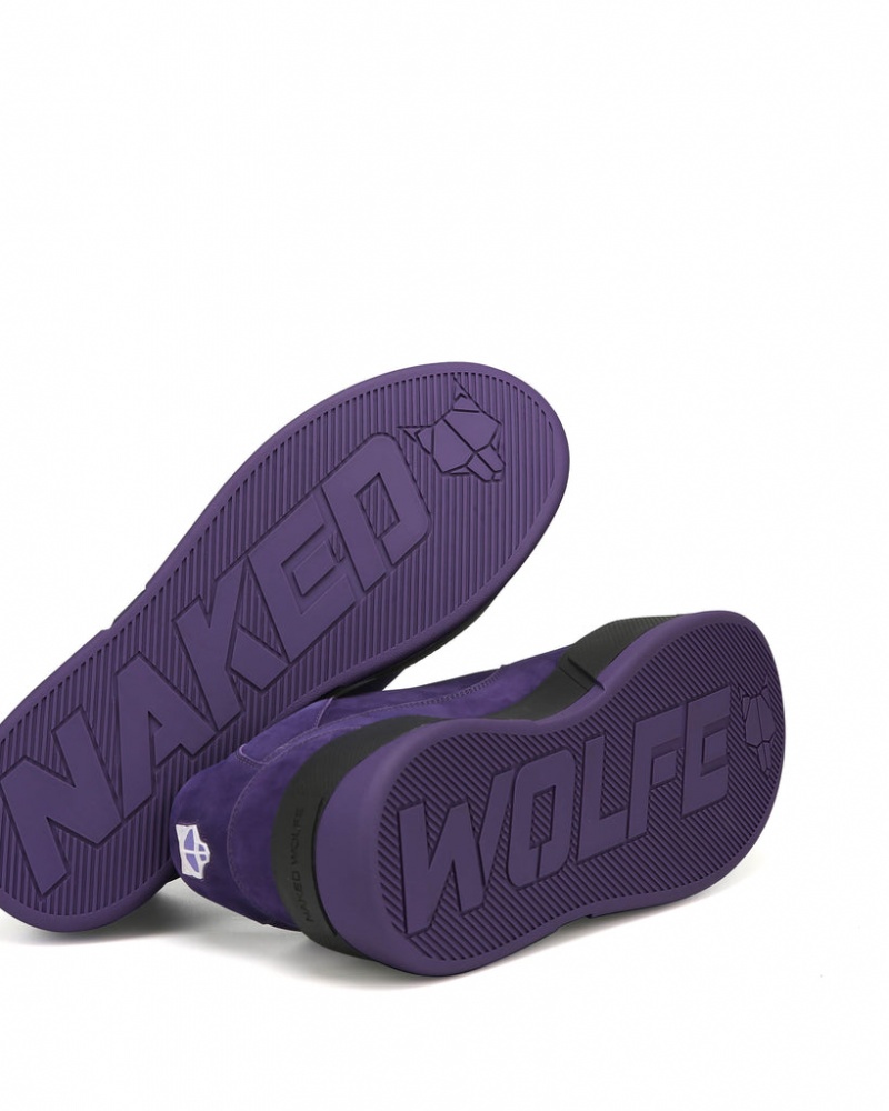 Naked Wolfe Kosa Men's Sneakers Purple UK | F7G-1204