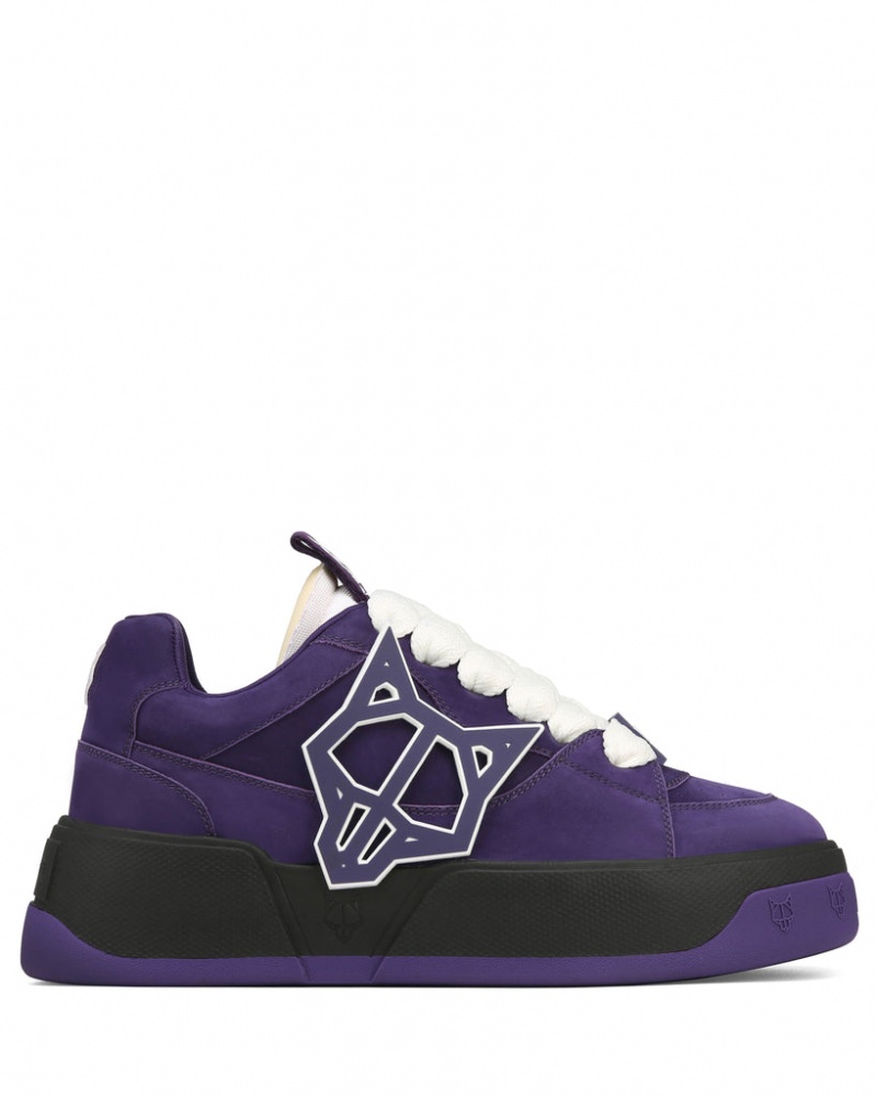 Naked Wolfe Kosa Men's Sneakers Purple UK | F7G-1204