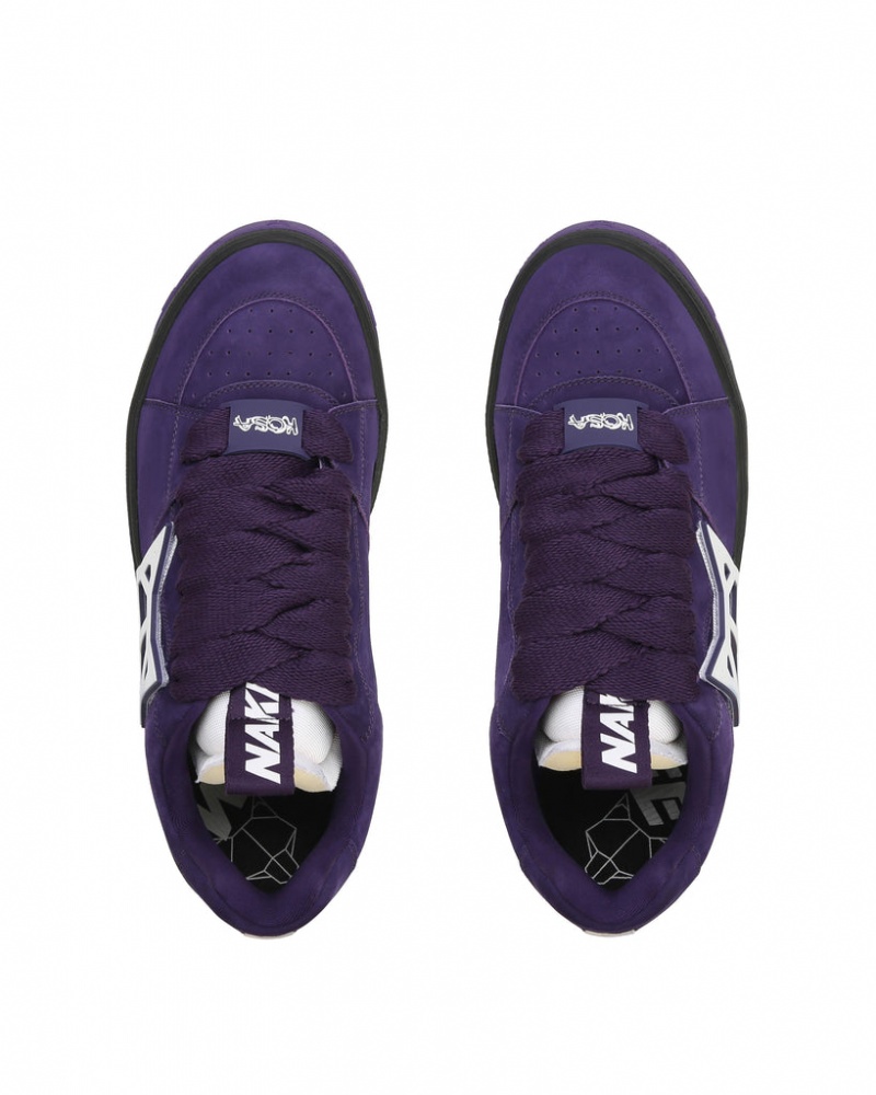 Naked Wolfe Kosa Men's Sneakers Purple UK | F7G-1204