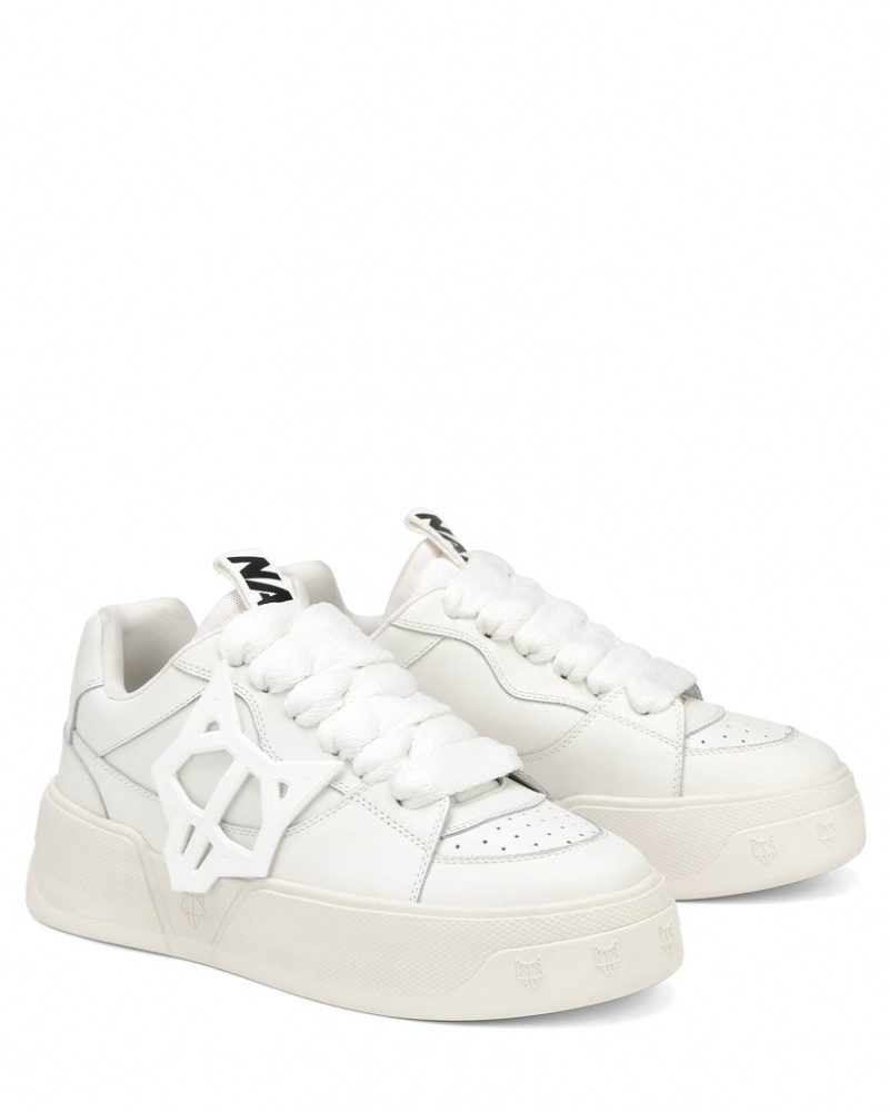 Naked Wolfe Kosa Men's Sneakers White UK | C9O-1298