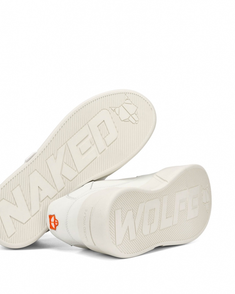 Naked Wolfe Kosa Men's Sneakers White UK | C9O-1298