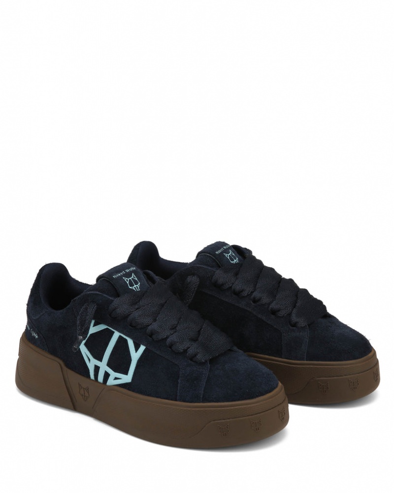 Naked Wolfe Kray Men's Sneakers Blue UK | H9H-5396