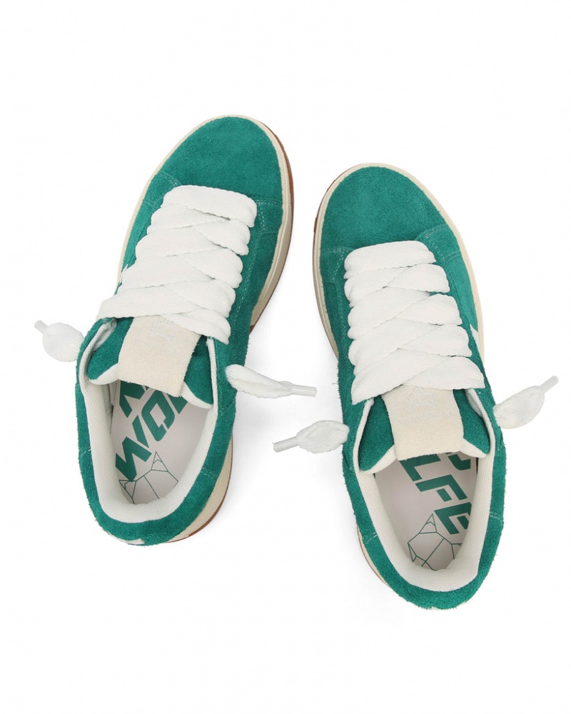 Naked Wolfe Kray Men's Sneakers Green UK | X4L-7455