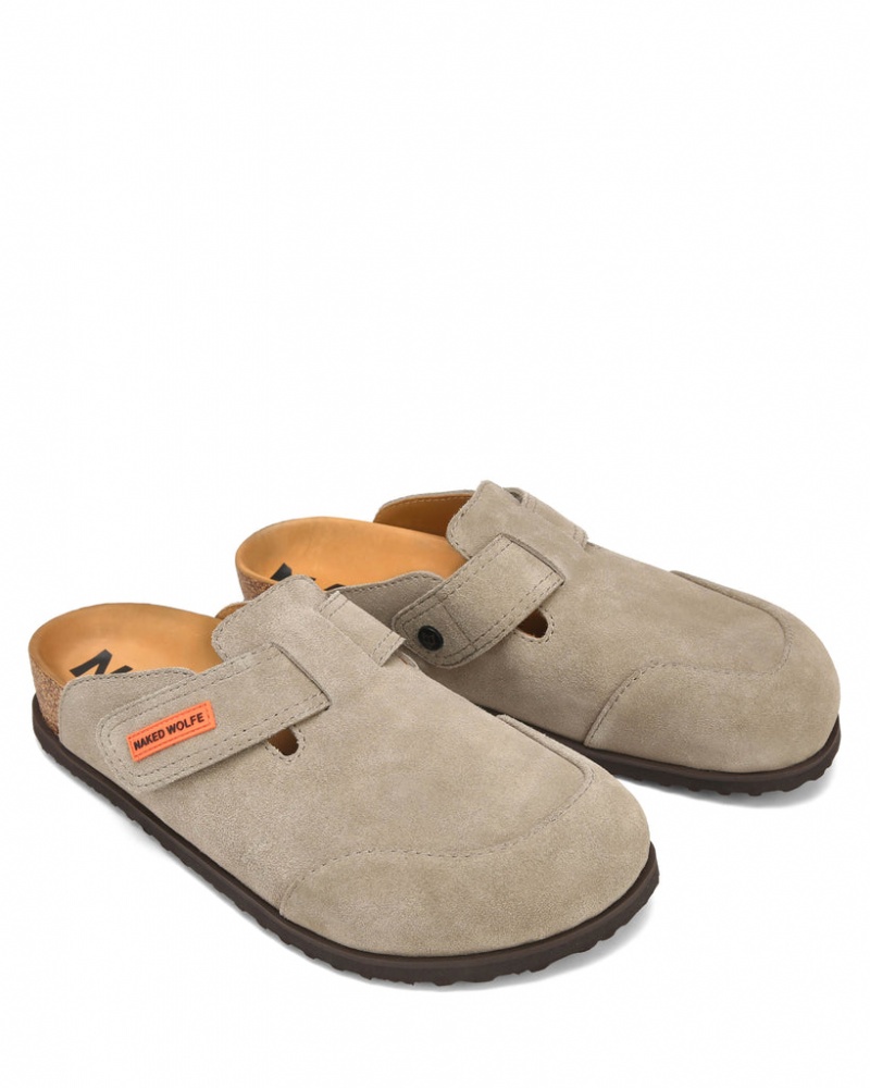 Naked Wolfe Melt Men's Slides Grey UK | T5E-7442