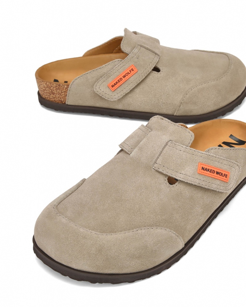 Naked Wolfe Melt Men's Slides Grey UK | T5E-7442