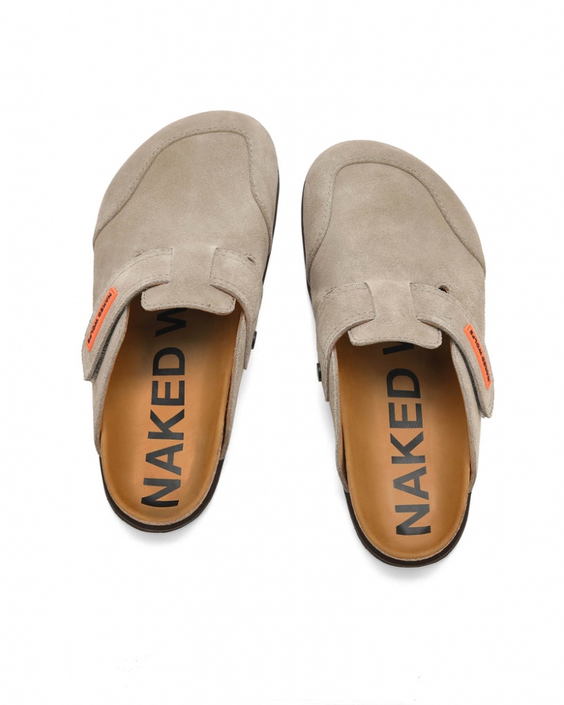 Naked Wolfe Melt Men's Slides Grey UK | T5E-7442