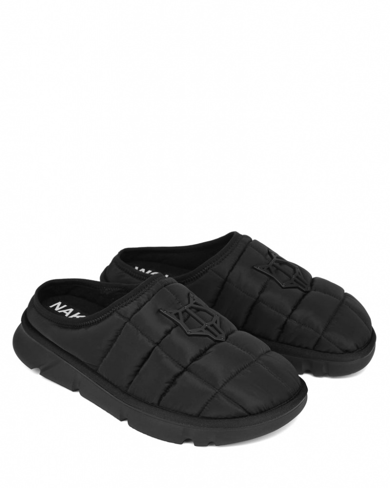 Naked Wolfe Montana Men's Slides Black UK | H8C-2748