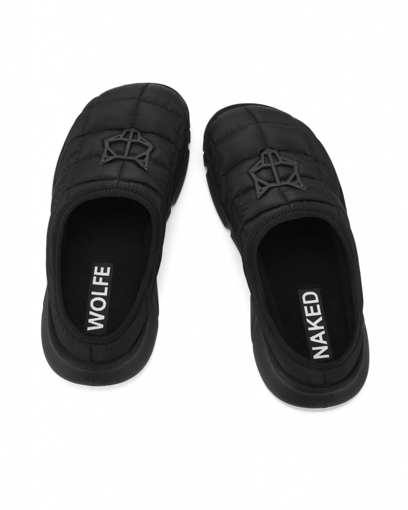 Naked Wolfe Montana Men's Slides Black UK | H8C-2748