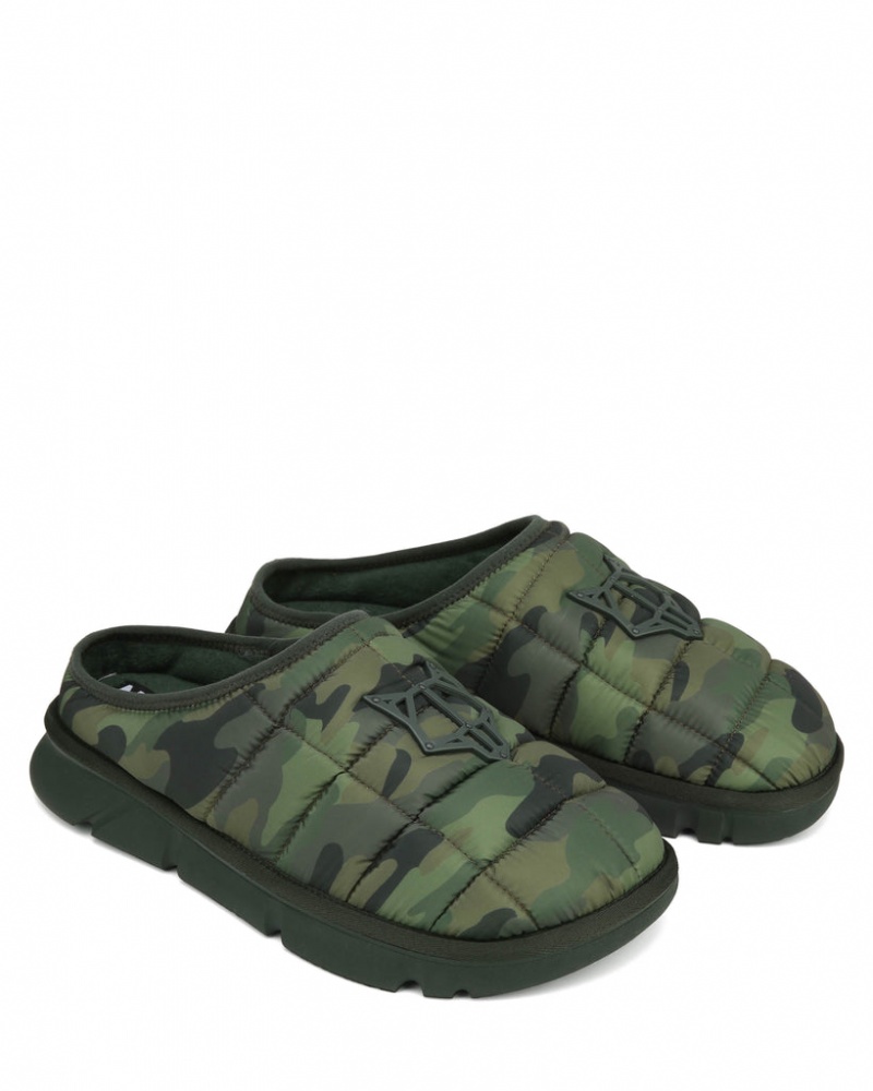 Naked Wolfe Montana Men's Slides Camo UK | M5Z-2815