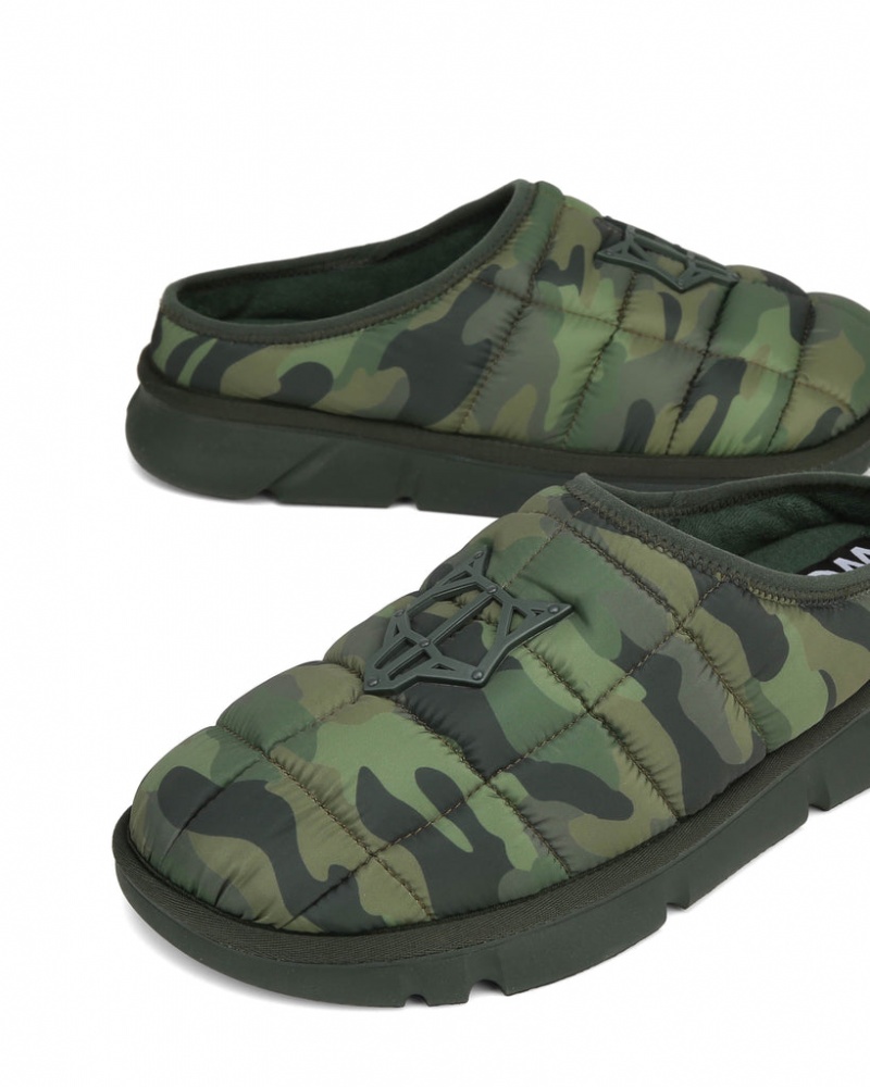 Naked Wolfe Montana Men's Slides Camo UK | M5Z-2815