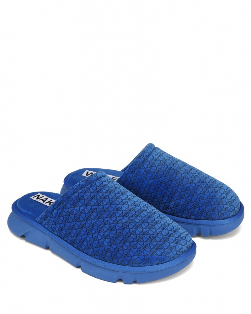 Naked Wolfe Ohio Men's Slides Navy UK | Y9A-9499