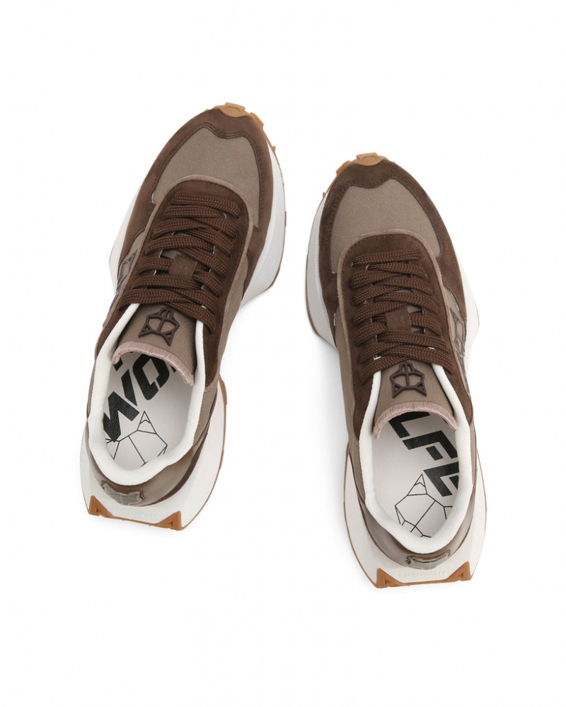 Naked Wolfe Prime Women's Sneakers Brown UK | U6K-4536