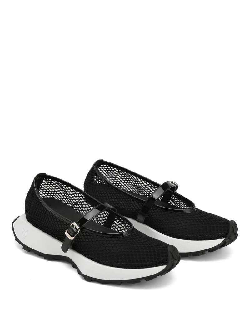 Naked Wolfe Protected Women's Sneakers Black UK | R2G-1509