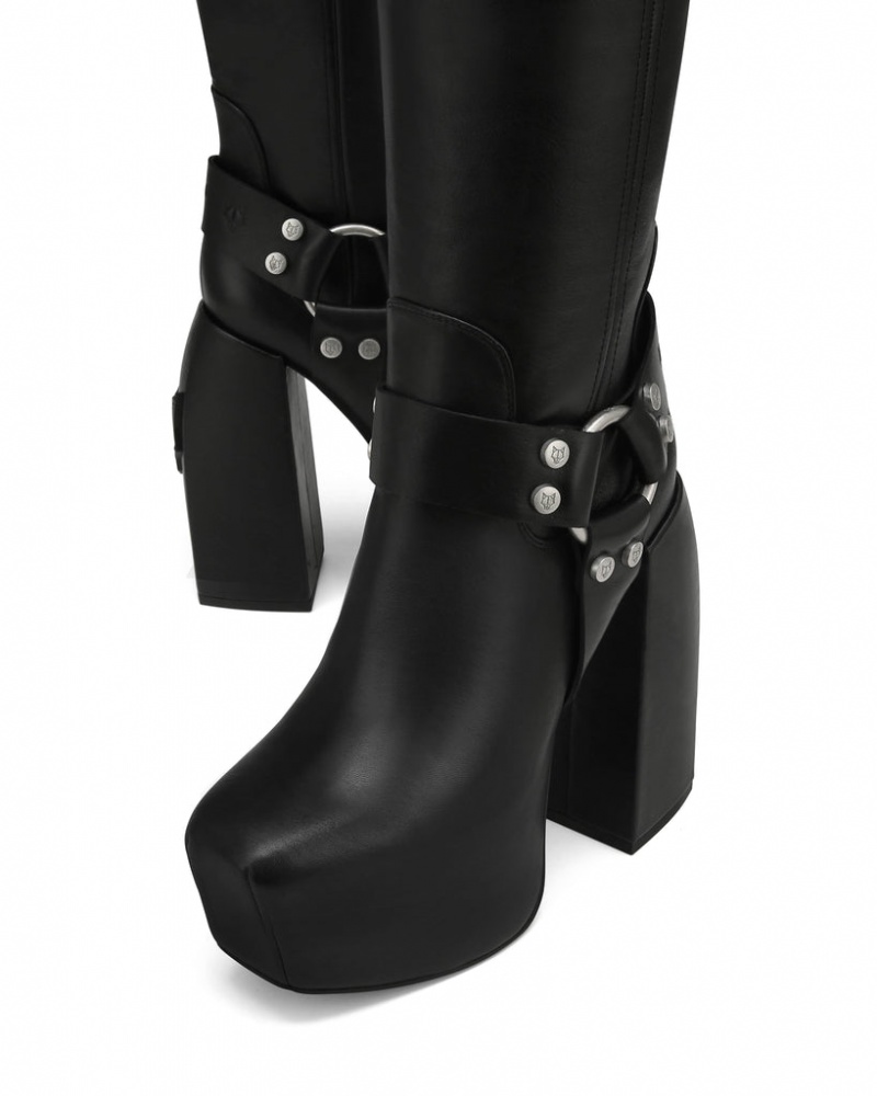 Naked Wolfe Savage Women's Boots Black UK | J9W-7844