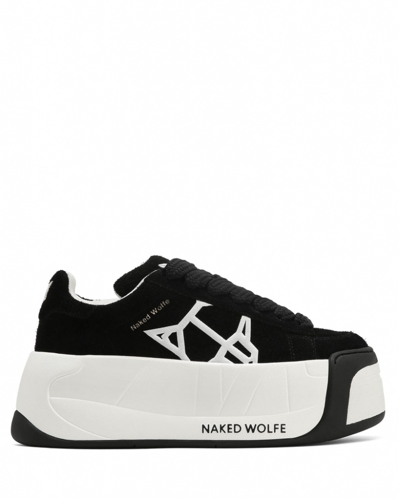 Naked Wolfe Scandal Women\'s Sneakers Black UK | V6L-2270