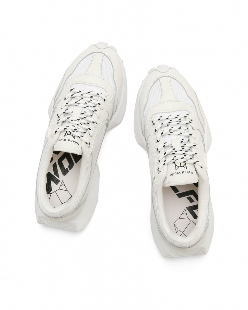 Naked Wolfe Season Women's Sneakers White UK | S4C-4149