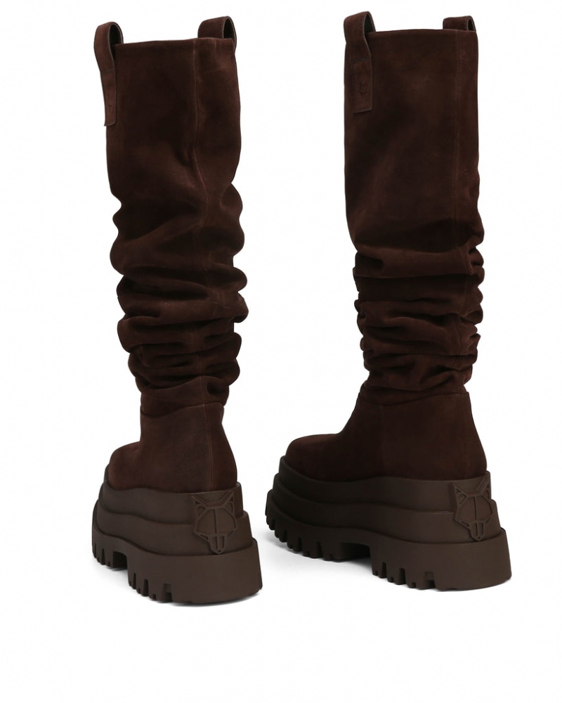 Naked Wolfe Simba Women's Boots Brown UK | I2S-8490