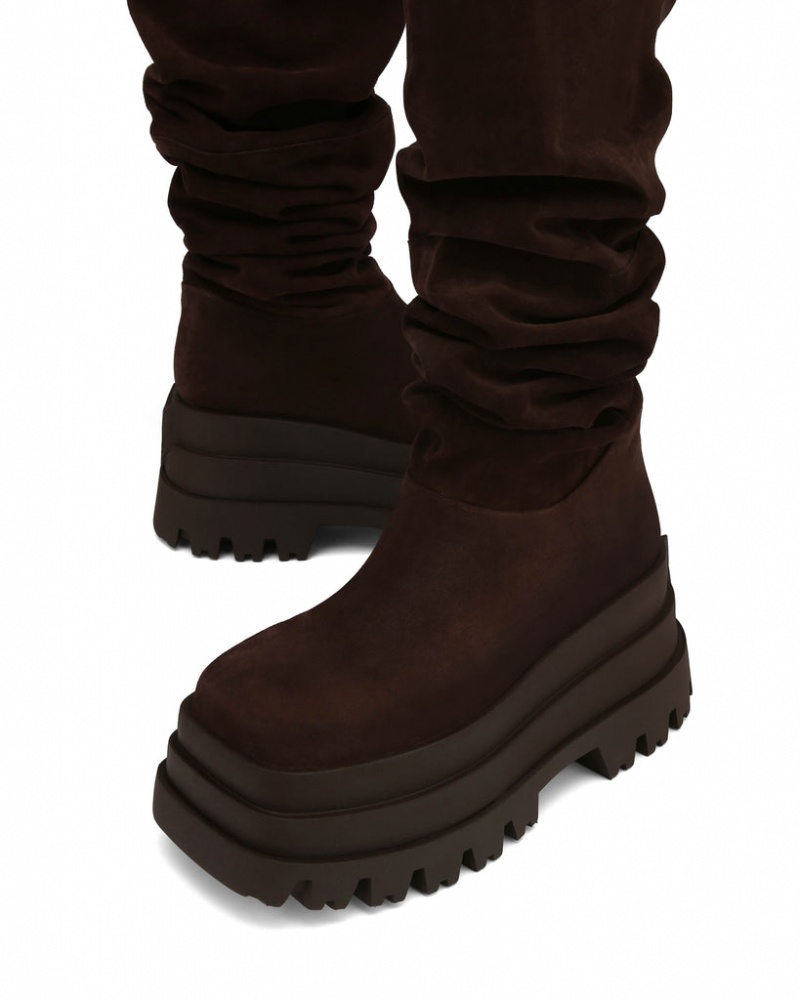 Naked Wolfe Simba Women's Boots Brown UK | I2S-8490