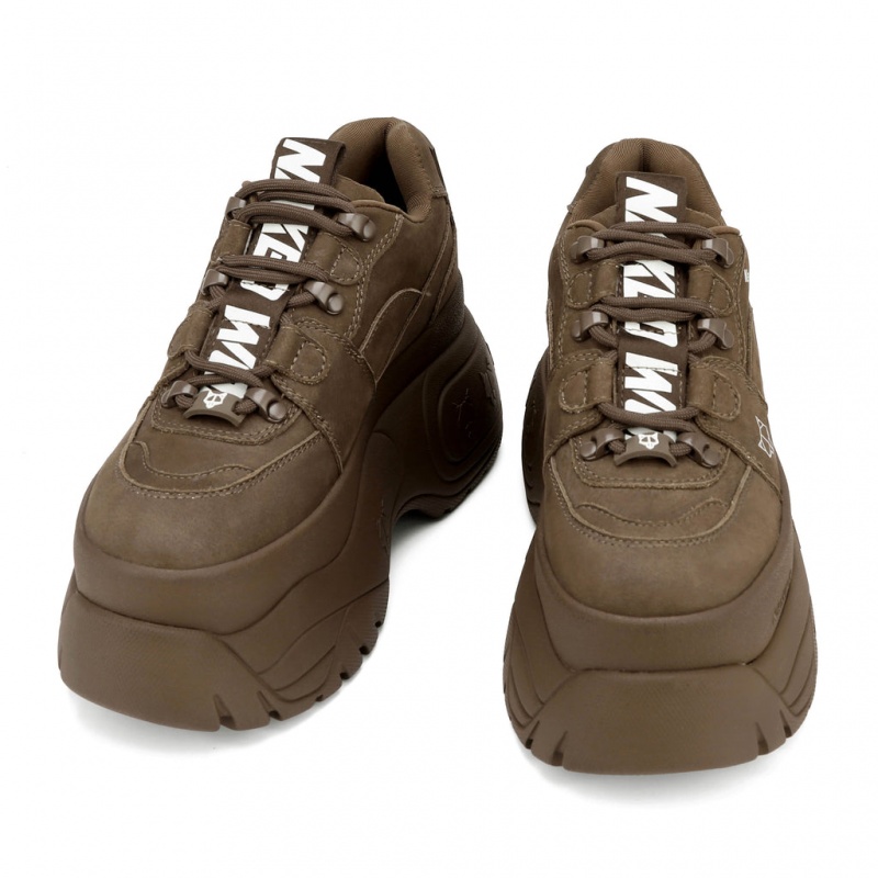 Naked Wolfe Sinner Women's Sneakers Chocolate UK | G2X-7232