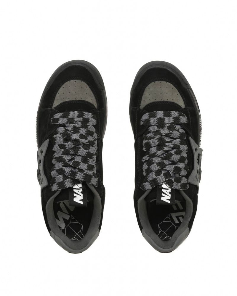 Naked Wolfe Slade Men's Sneakers Black UK | P0M-8752