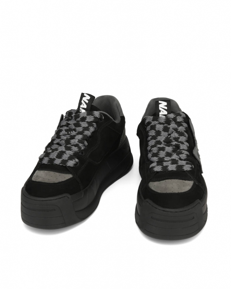 Naked Wolfe Slade Men's Sneakers Black UK | P0M-8752