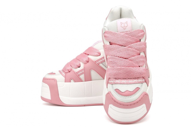 Naked Wolfe Slider Baby Women's Sneakers Pink UK | V7B-9601