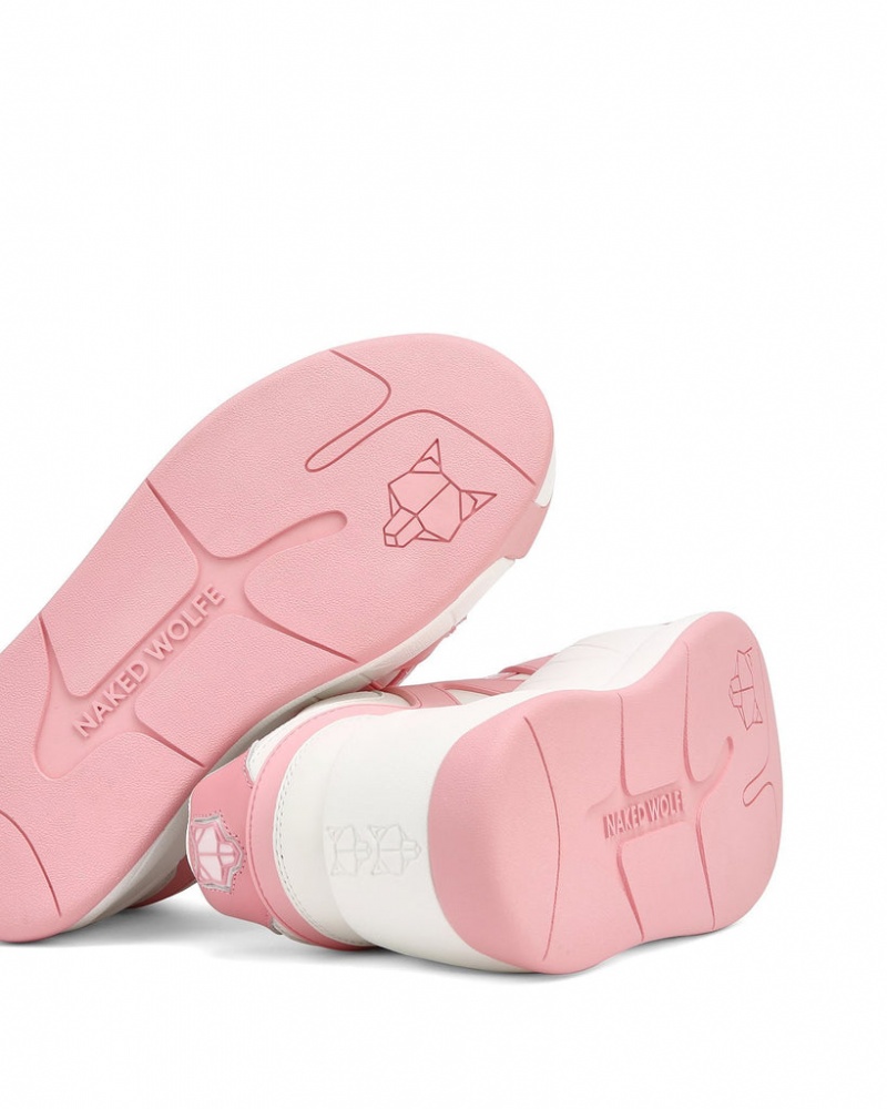 Naked Wolfe Slider Baby Women's Sneakers Pink UK | V7B-9601