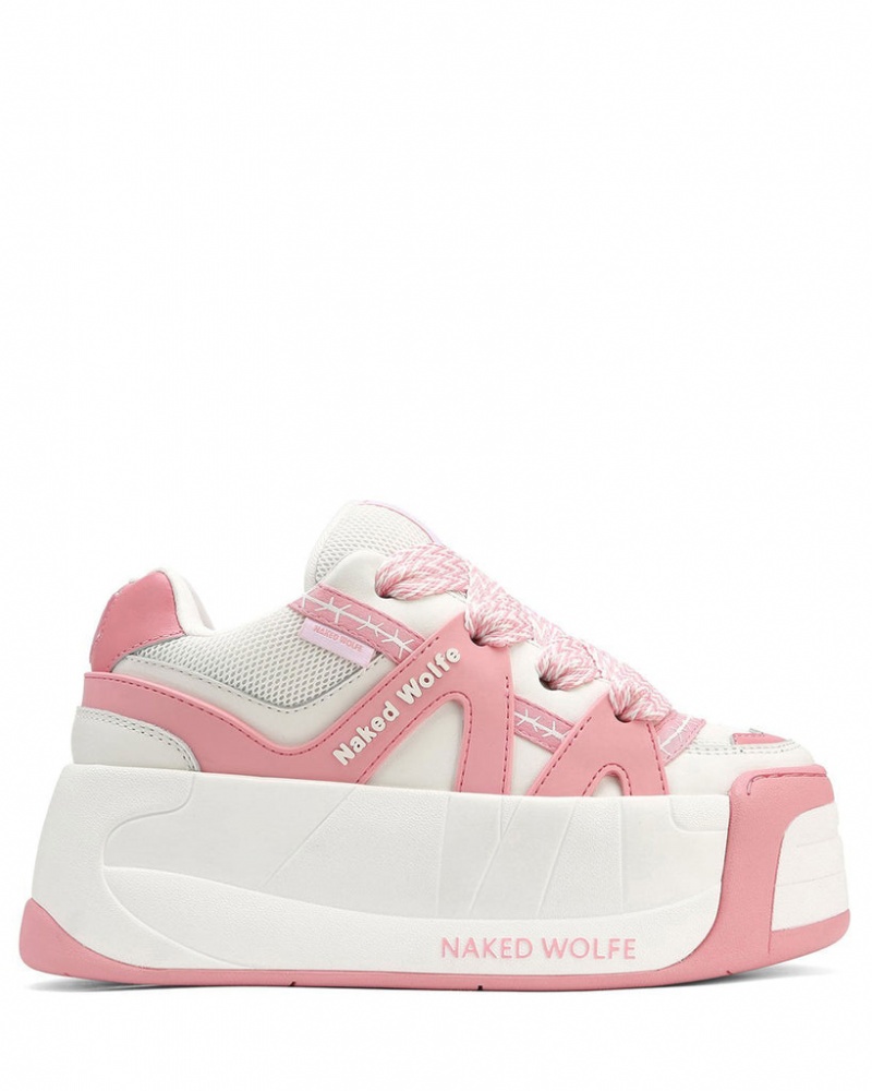 Naked Wolfe Slider Baby Women\'s Sneakers Pink UK | V7B-9601