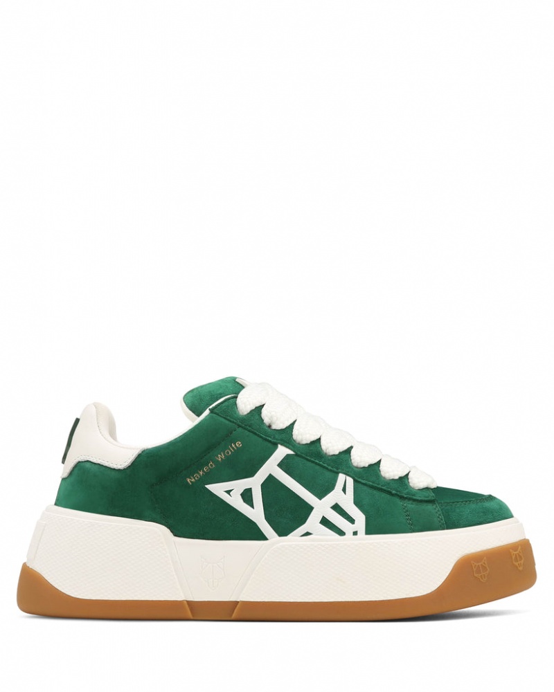 Naked Wolfe Sound Ivy Women's Sneakers Green UK | A3U-8734