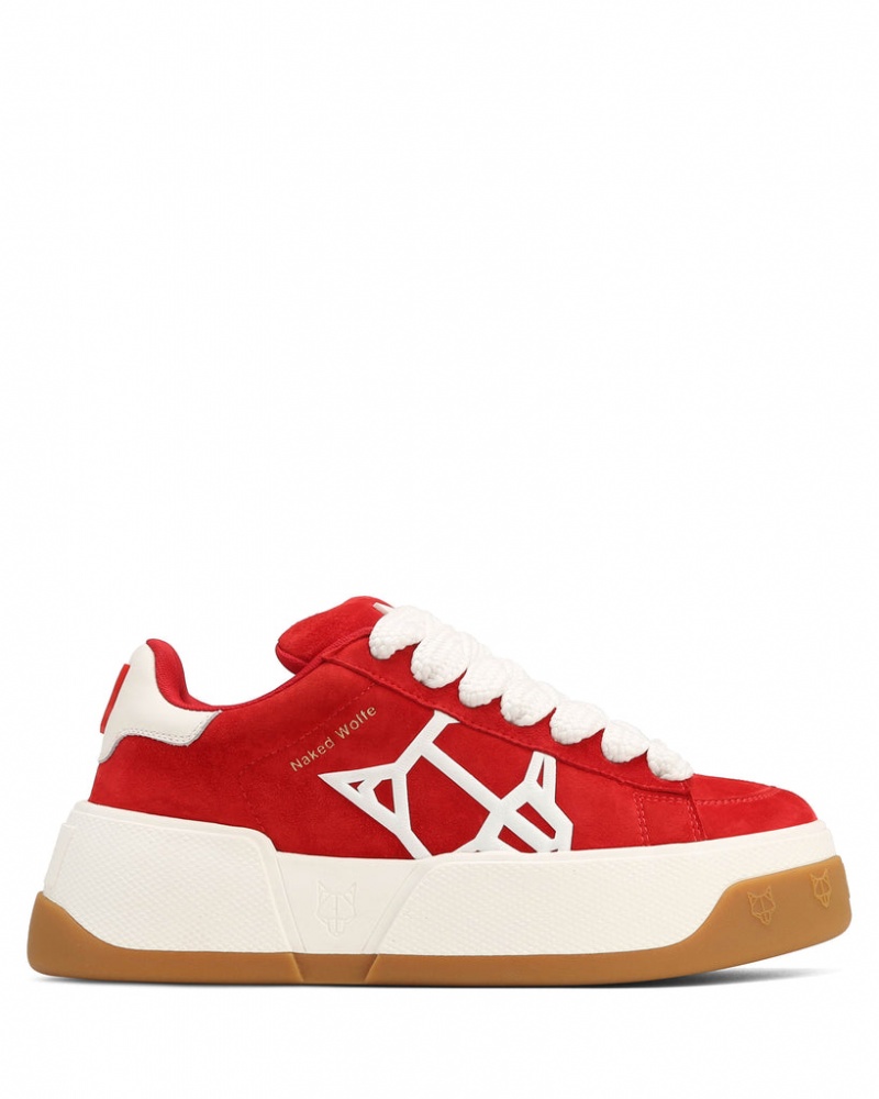 Naked Wolfe Sound Women's Sneakers Red UK | S2T-9665