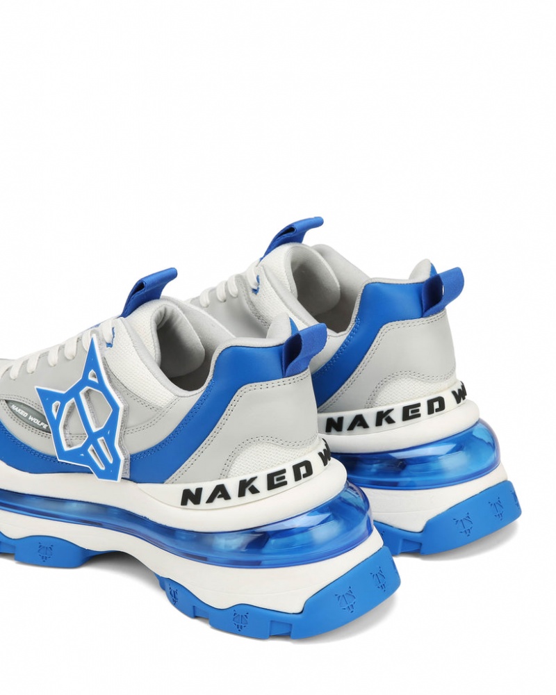 Naked Wolfe Spring Men's Sneakers Blue UK | H8B-5273