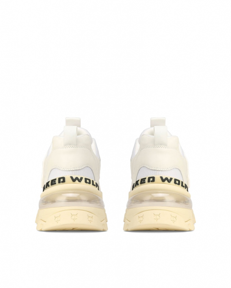 Naked Wolfe Spring Men's Sneakers White UK | V8Z-1087