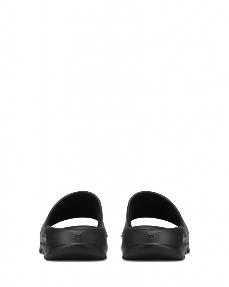 Naked Wolfe Tommy Men's Slides Black UK | S0L-0358