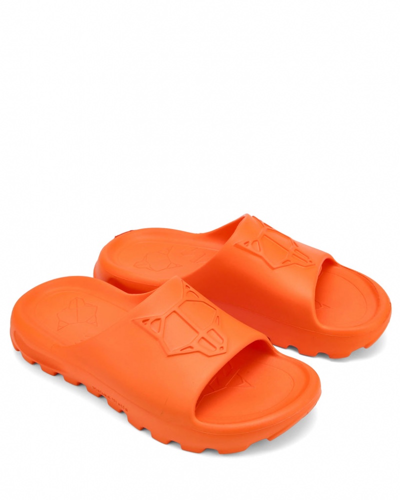 Naked Wolfe Tommy Men's Slides Orange UK | A6C-0525