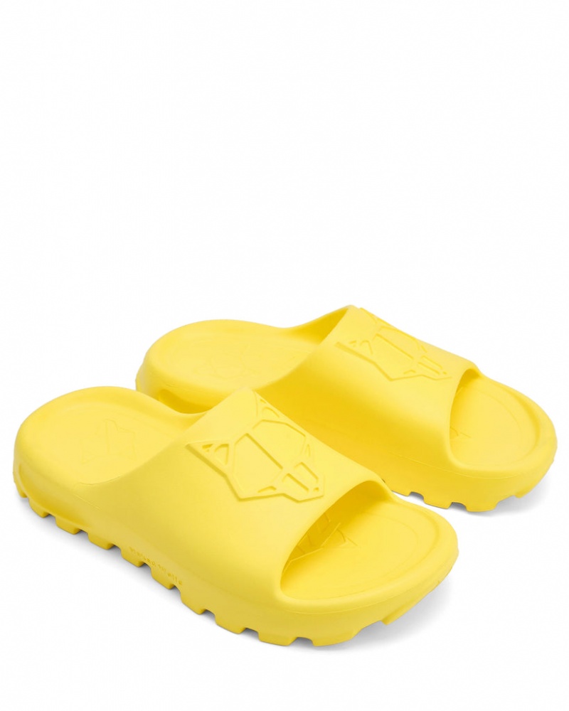 Naked Wolfe Tommy Men's Slides Yellow UK | C4D-7159