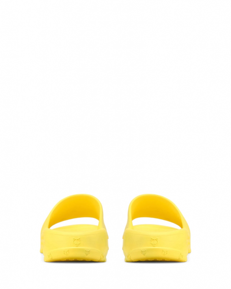 Naked Wolfe Tommy Men's Slides Yellow UK | C4D-7159