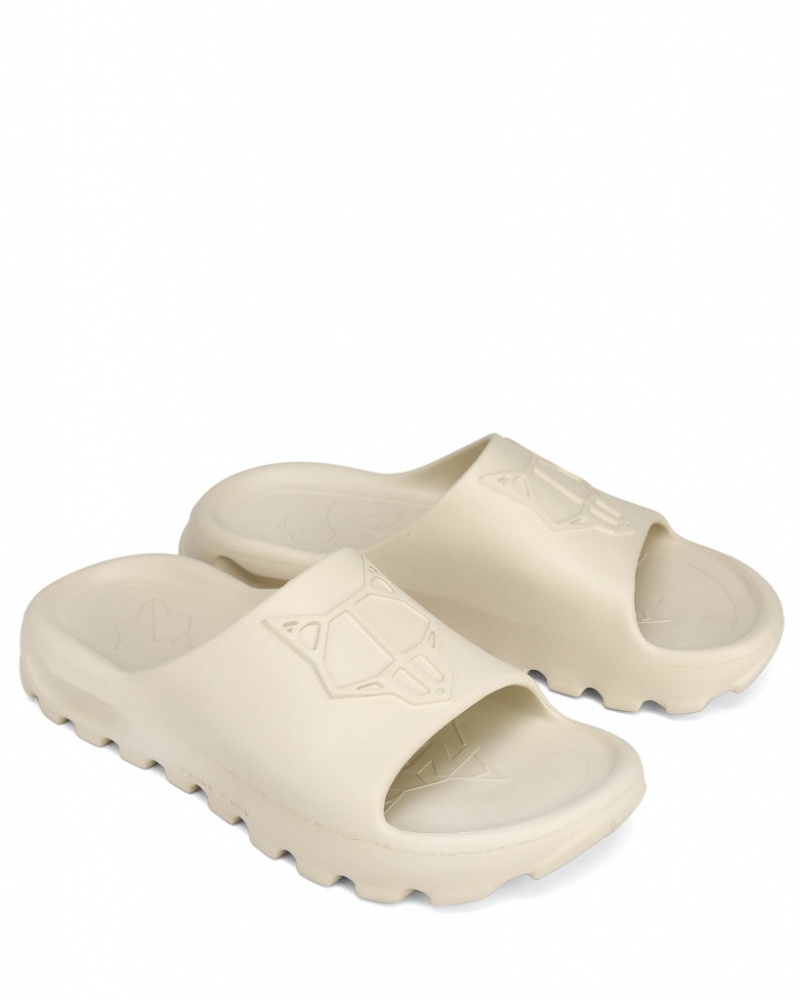 Naked Wolfe Tommy Stone Men's Slides Grey UK | T8N-0423