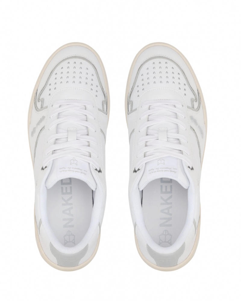 Naked Wolfe Transmission Men's Sneakers White / Grey UK | E3X-5776