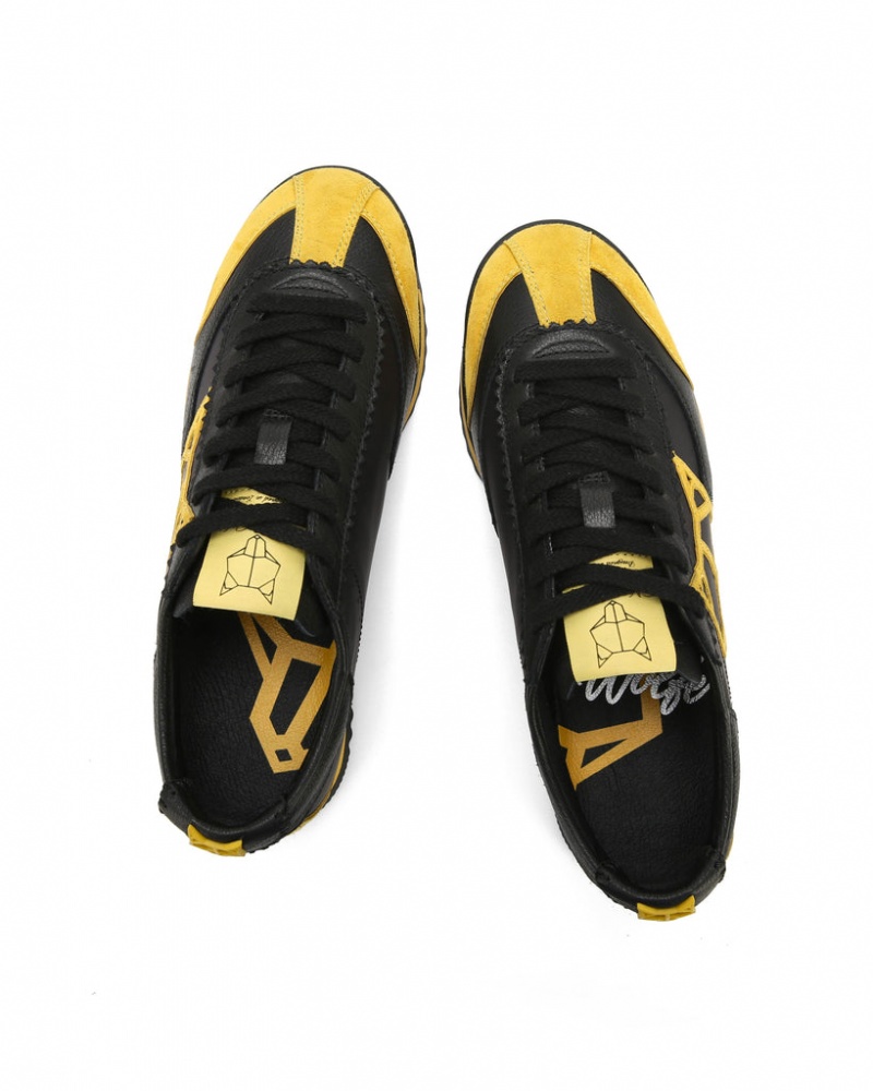 Naked Wolfe Vital Women's Sneakers Black / Yellow UK | H7E-2056