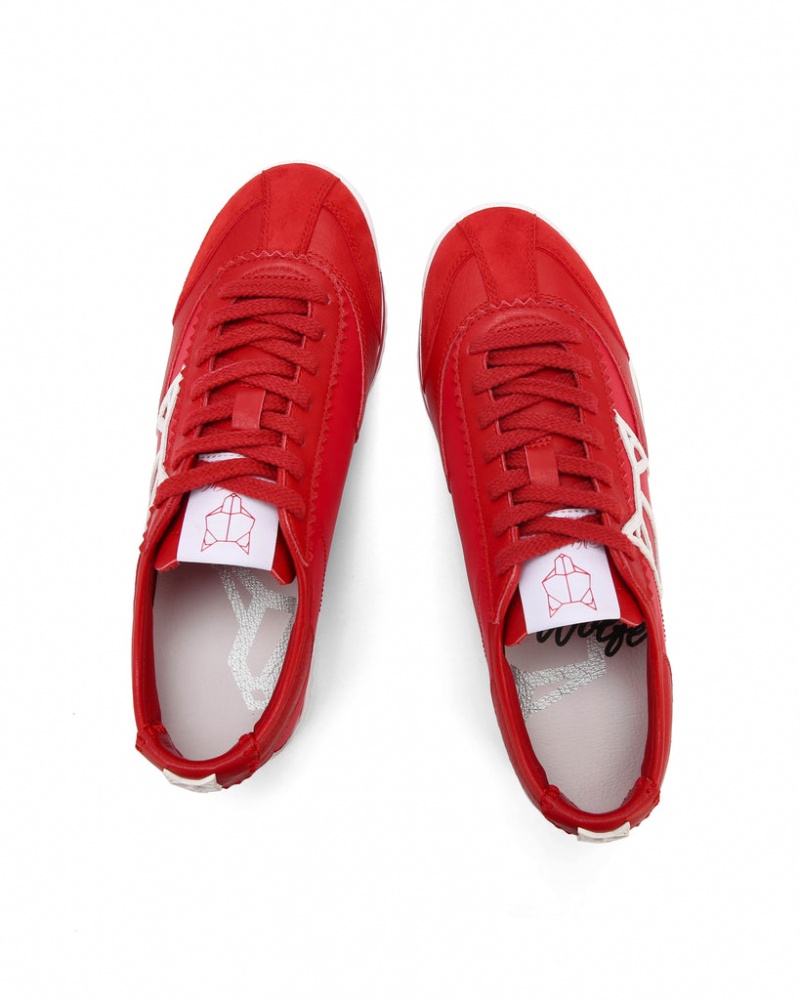 Naked Wolfe Vital Women's Sneakers Red UK | N5E-6935